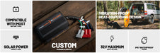 iTechworld Essential Lithium Caravan Kit 240Ah - DCDC and MPPT battery charger.