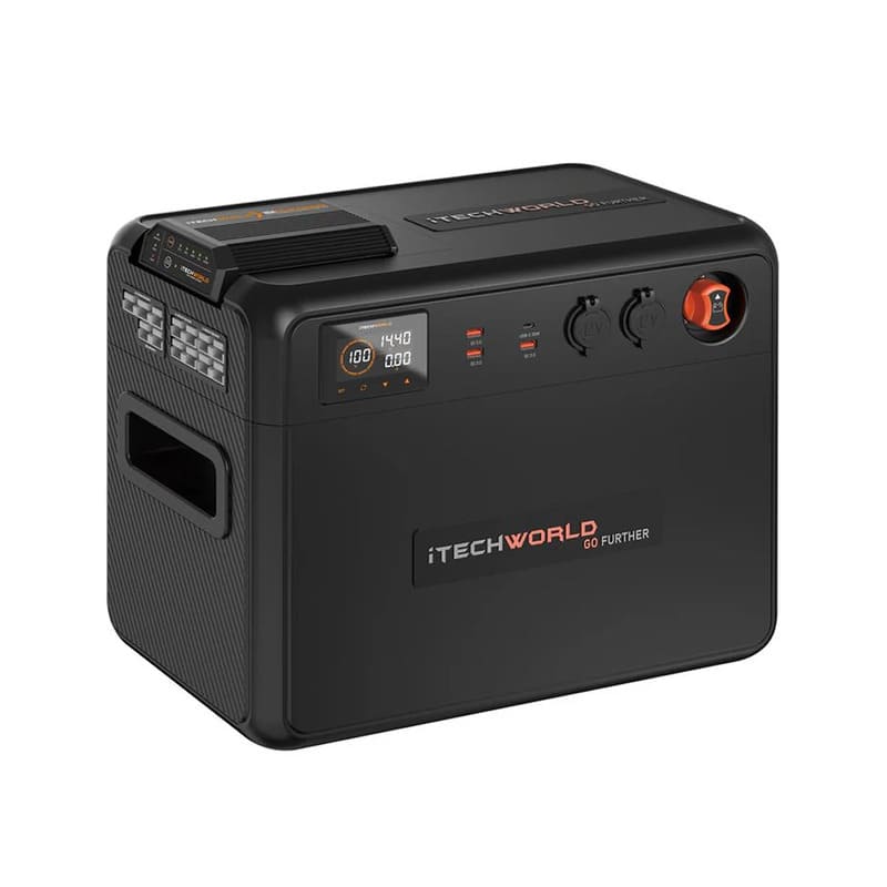 iTechworld Premium Portable Dual Battery Kit 120Ah Lithium - GoFurther Premium Battery Box