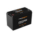 iTechworld iTECH100 Deep Cycle Lithium Battery LiFePO4 100Ah -  angular view of batteruy shown on a white background.