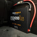 iTechworld iTECH200US Ultra Slim Deep Cycle Lithium Battery with Bluetooth LiFePO4 200Ah - battery attached inside a car.