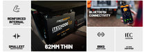 iTechworld iTECH200US Ultra Slim Deep Cycle Lithium Battery with Bluetooth LiFePO4 200Ah - display of features.