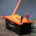iTechworld iTECH400X PRO Deep Cycle Lithium Battery with Bluetooth LiFePO4 400Ah - battery attached to solar blanket in background.