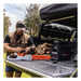 iTechworld PS1800 Pro Portable Power Station used to power a chainsaw