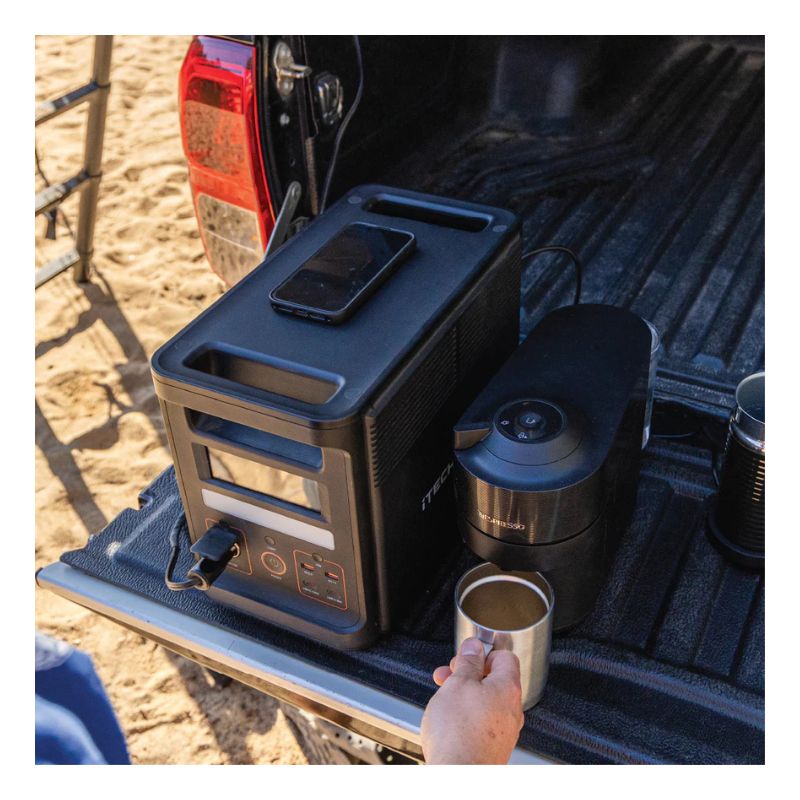 iTechworld PS1800 Pro Portable Power Station Used to power a coffee machine
