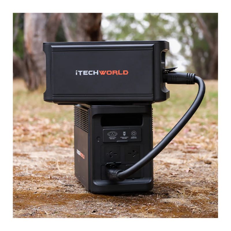 iTechworld PS1800 Pro Portable Power Station with  iTechworld expansion battery